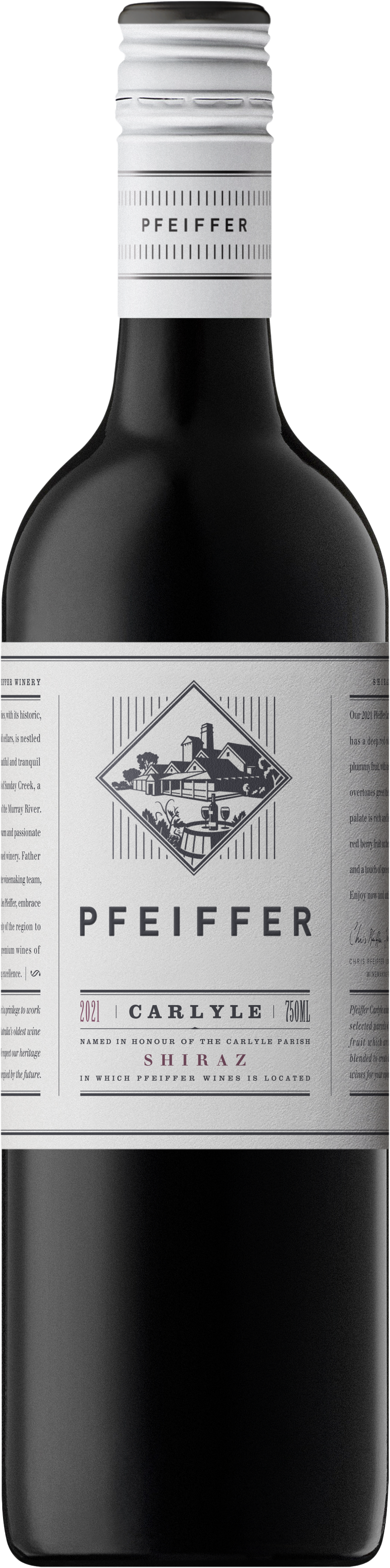 Pfeiffer Wines Carlyle Shiraz 2021